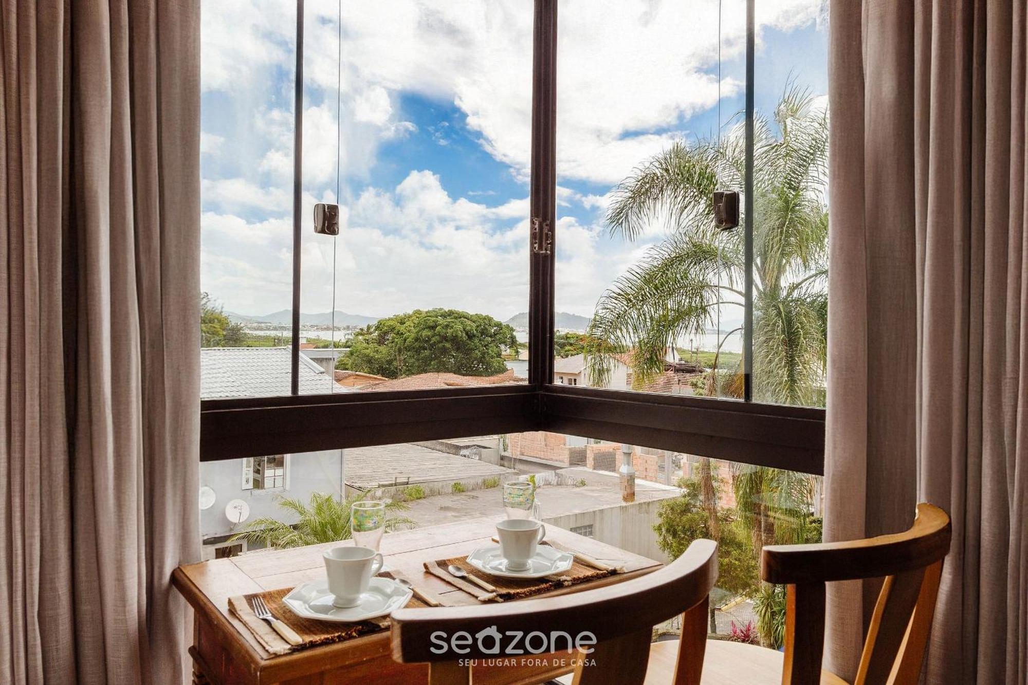 Apto Com Varanda E Vista Mar Em Floripa | Gvm133 Florianópolis 외부 사진